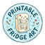 Printable Fridge Art logo