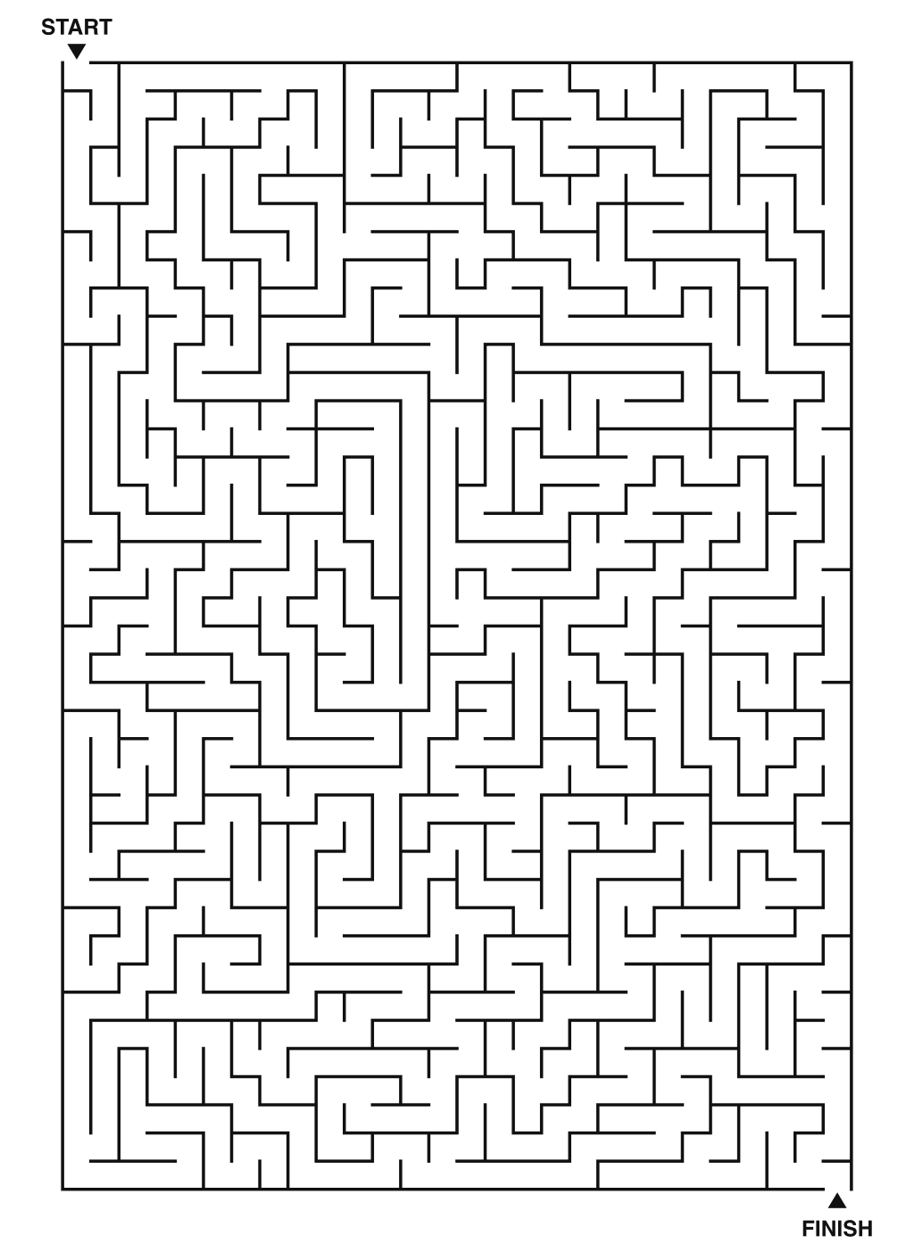 Expert Maze — Expert Printable Maze