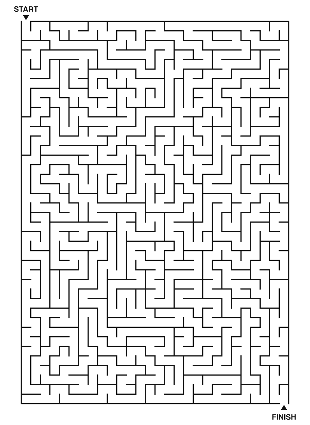 Monster maze puzzle printable with intricate paths for solving