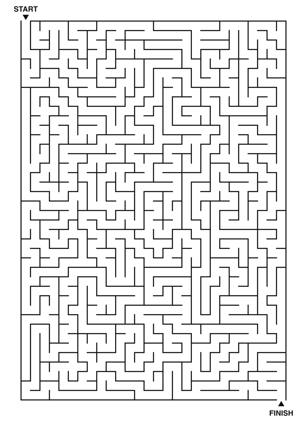 Printable Massive Labyrinth Puzzle
