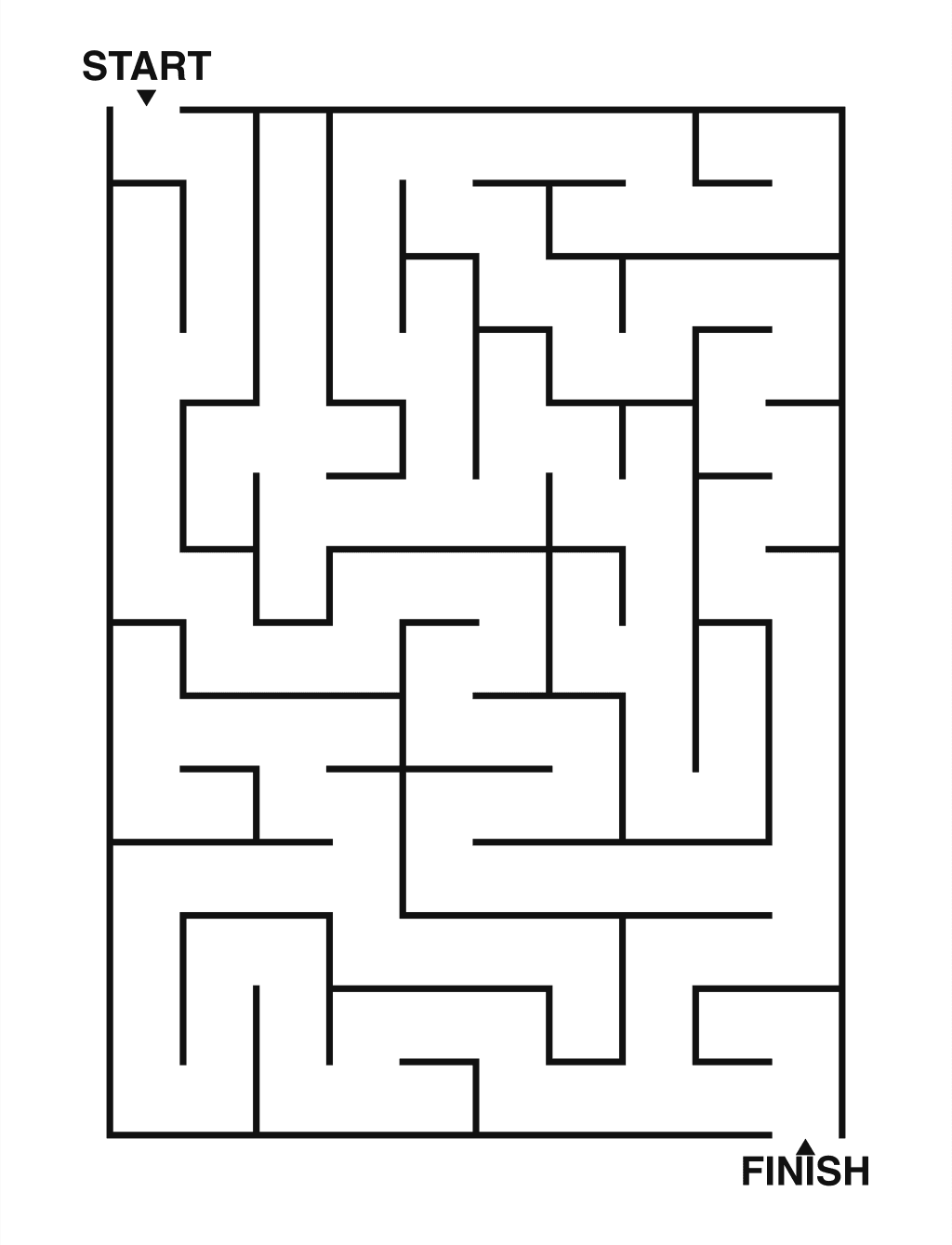 Easy Labyrinth Puzzle For Kids (Easy)