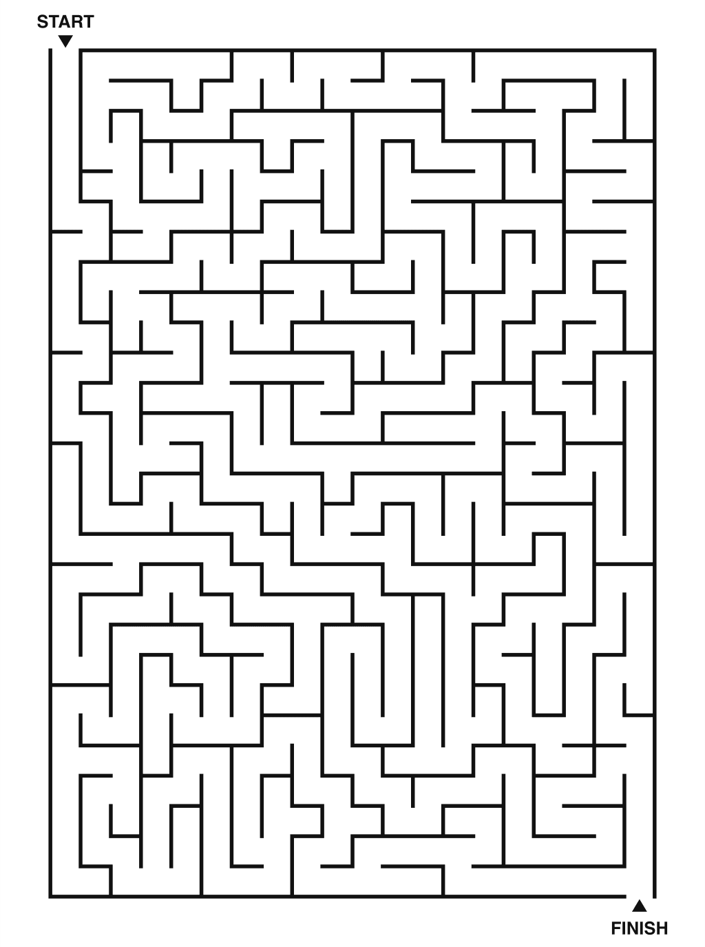 Printable Complex Labyrinth Puzzle (Hard)