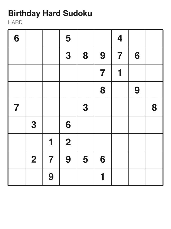Hard sudoku puzzle, 26 clues