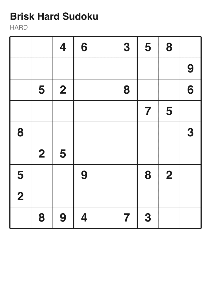 Hard sudoku puzzle, 26 clues