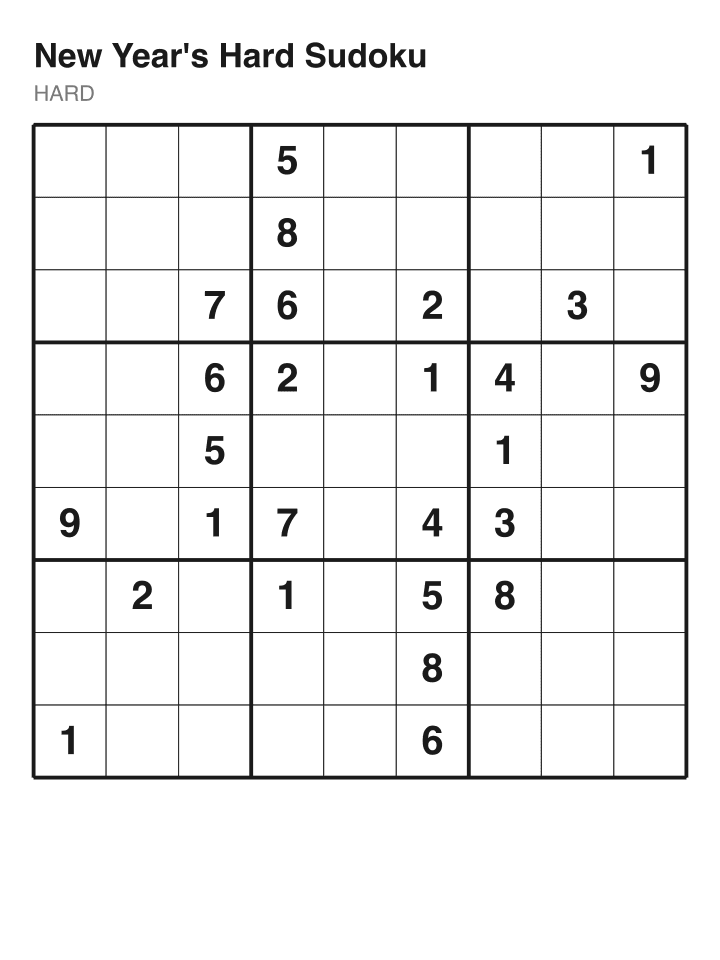 Hard sudoku puzzle, 26 clues