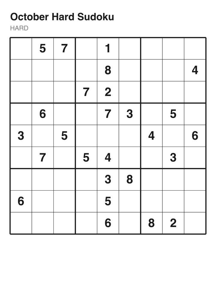 Hard sudoku puzzle, 26 clues