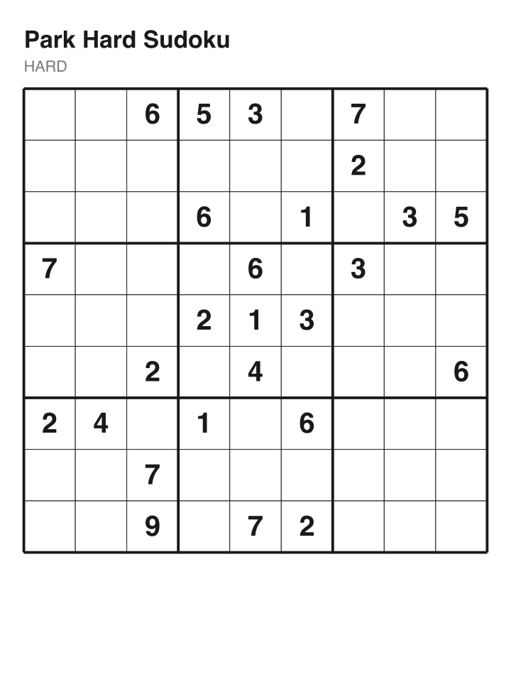 Hard sudoku puzzle, 26 clues