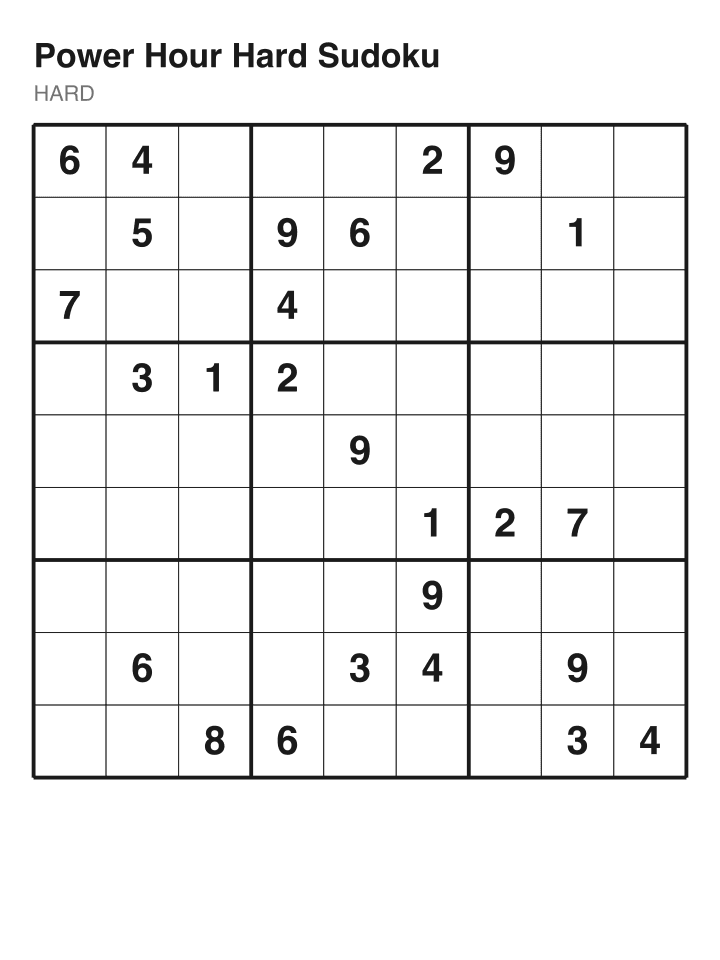 Hard sudoku puzzle, 26 clues