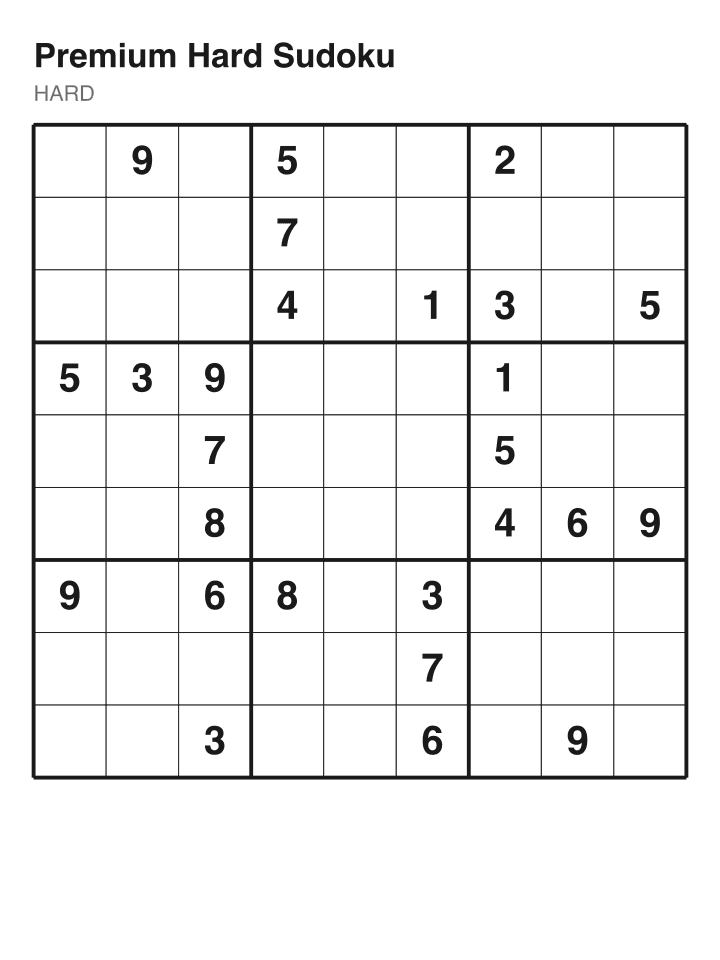 Hard sudoku puzzle, 26 clues