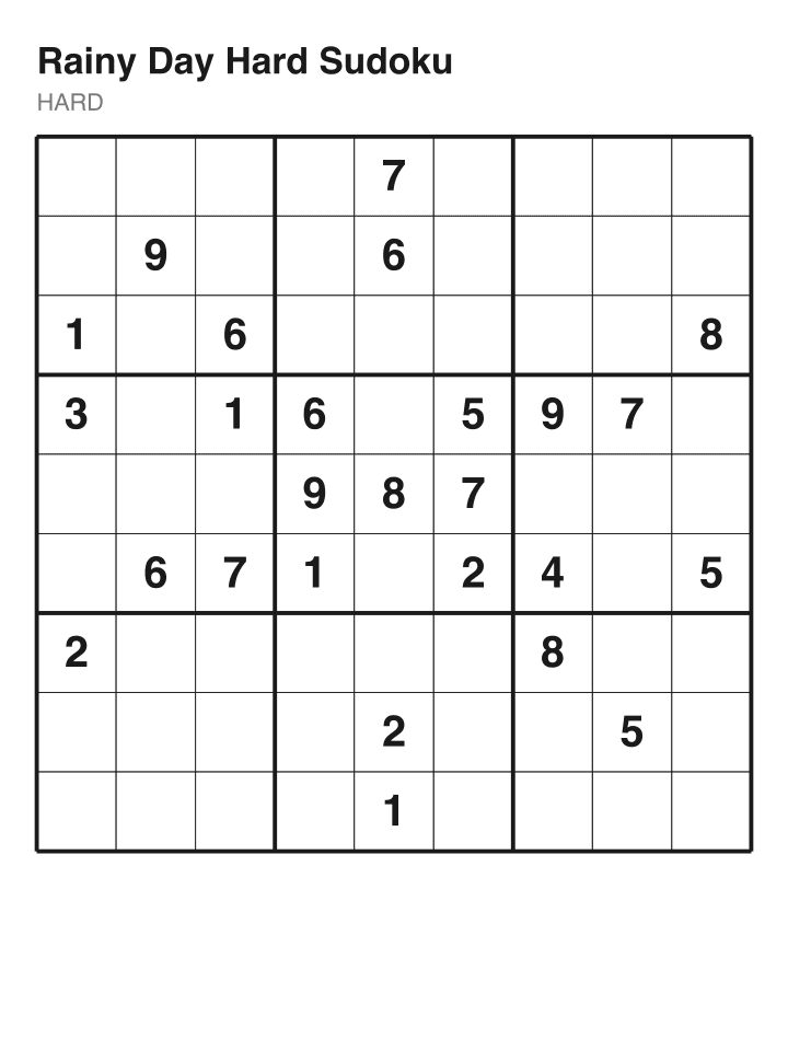 Hard sudoku puzzle, 26 clues