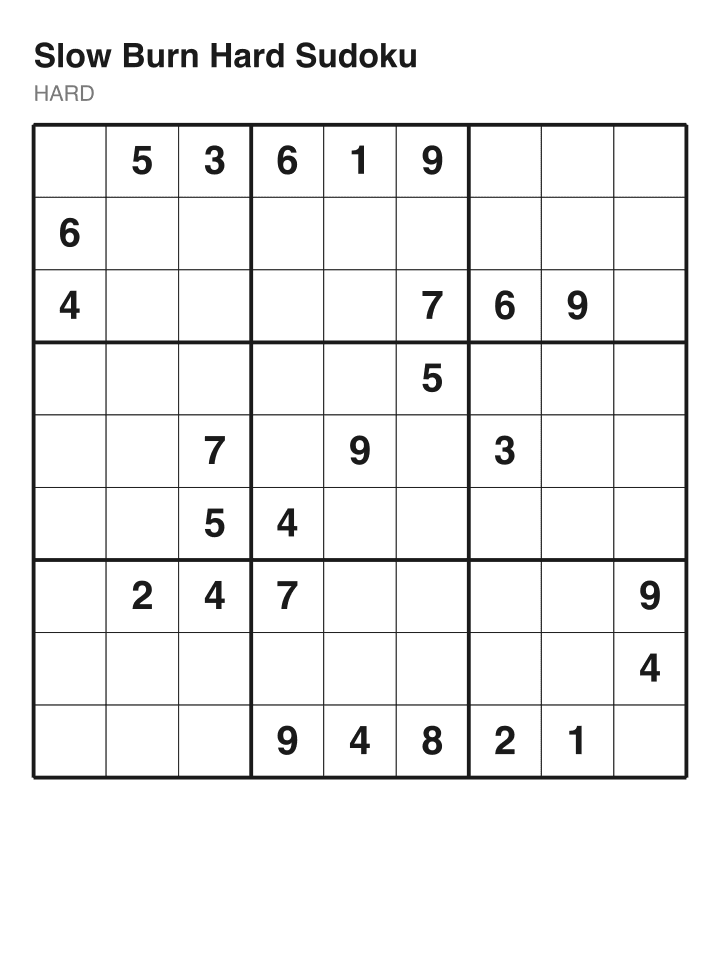 Hard sudoku puzzle, 26 clues