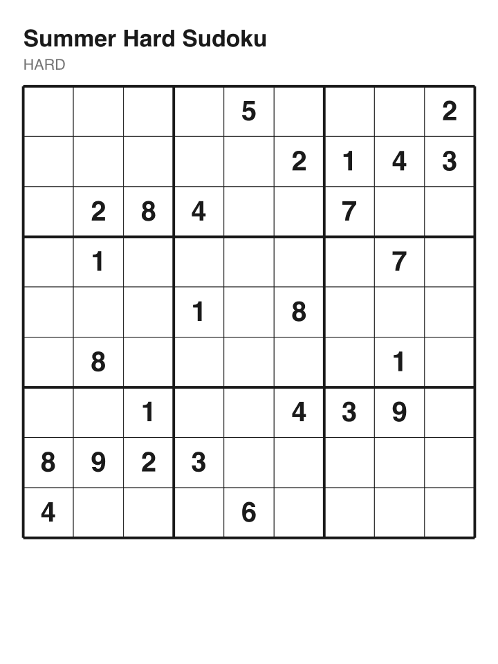 Hard sudoku puzzle, 26 clues