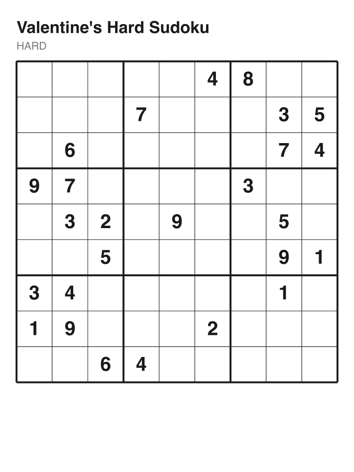 Hard sudoku puzzle, 26 clues