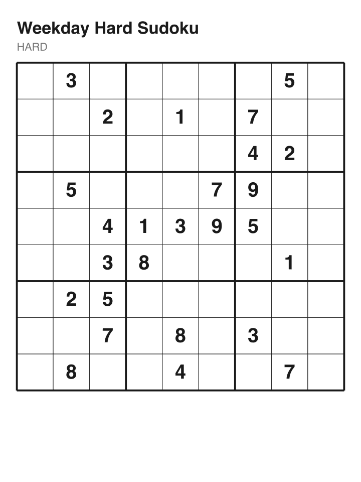 Hard sudoku puzzle, 26 clues